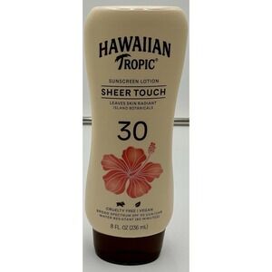 Hawaiian Tropic Sheer Touch Sunscreen Lotion SPF 30 Broad Spectrum UVA UVB Beach